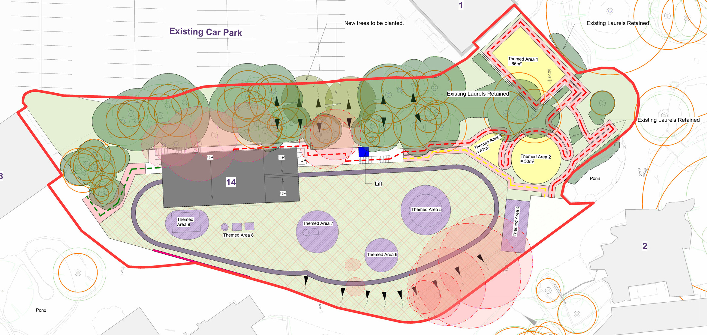 Alton Towers Bluey Ride Layout
