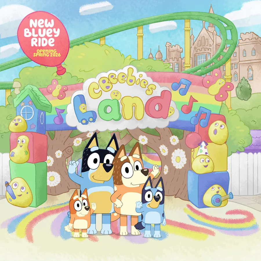 Alton Towers to Open Bluey Rollercoaster in 2026